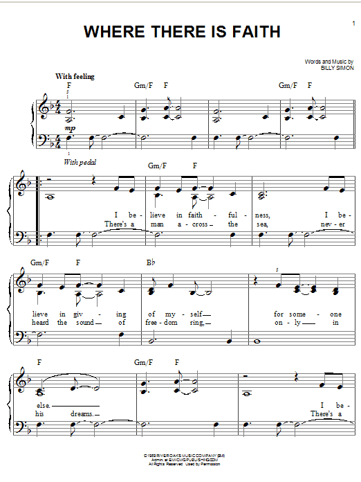 4Him Where There Is Faith Sheet Music Notes & Chords for Solo Guitar - Download or Print PDF