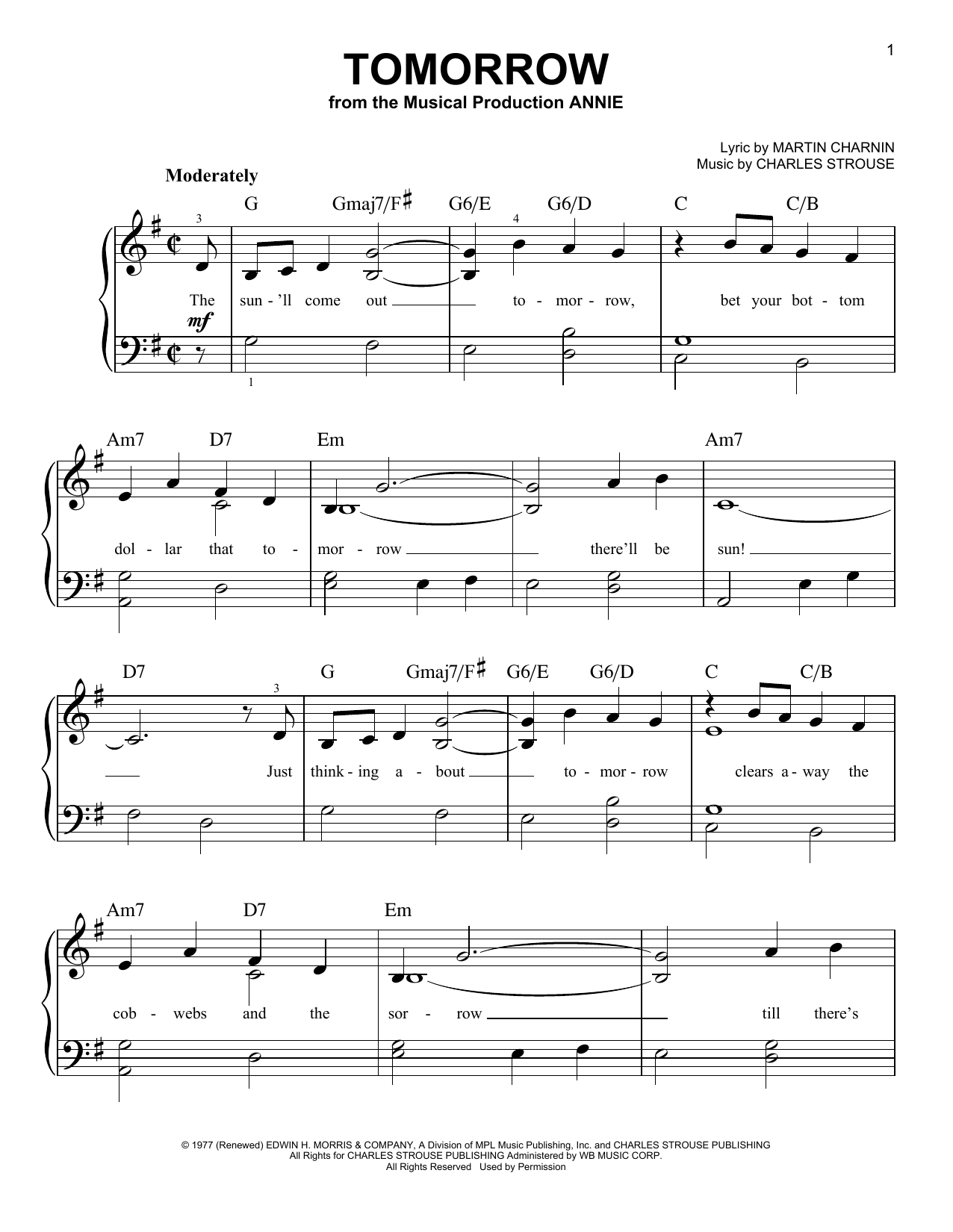 The Songs of Charles Strouse Learn to Play Piano Vocal /& Guitar Music Book