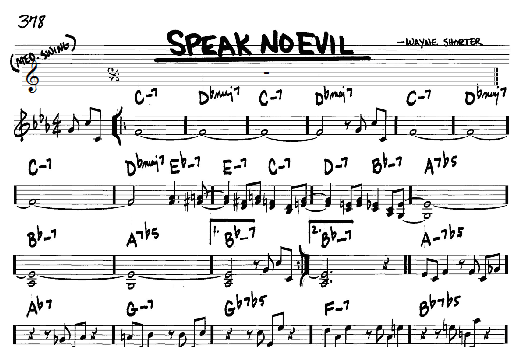 Speak No Evil Wayne Shorter Chart