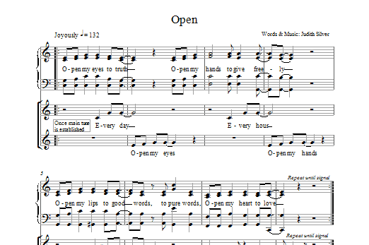 Judith Silver Open Sheet Music Download Pdf Score 66517