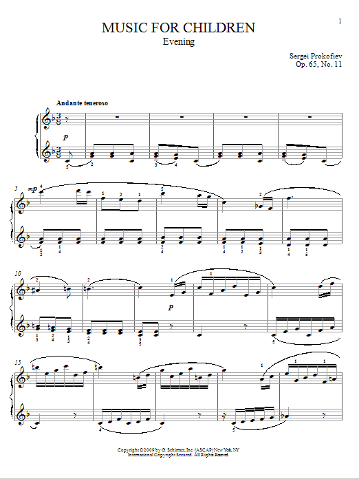 Preview Sergei Prokofiev Evening Classical sheet music, notes and chords for Piano, SKU: 73498 sheet music, piano notes, chords, guitar tabs, score, transpose, transcribe, how to play, guide, download, learn, tutorial, progression, song, artist, awards, billboard, mtv, vh1, tour, single, album, release