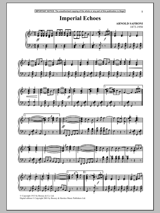 Preview Arnold Safroni Imperial Echoes Classical sheet music, notes and chords for Piano, SKU: 90254 sheet music, piano notes, chords, guitar tabs, score, transpose, transcribe, how to play, guide, download, learn, tutorial, progression, song, artist, awards, billboard, mtv, vh1, tour, single, album, release