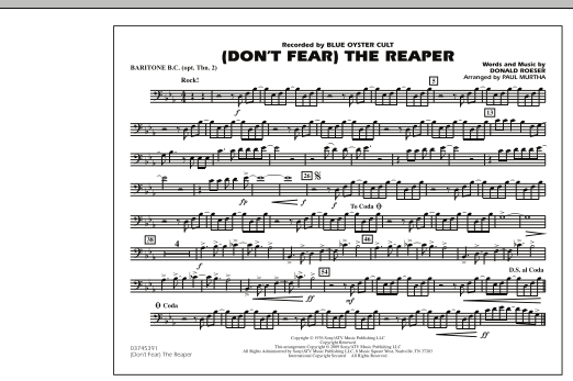 Don T Fear The Reaper Arr Paul Murtha Trumpet 1 Sheet Music To Download