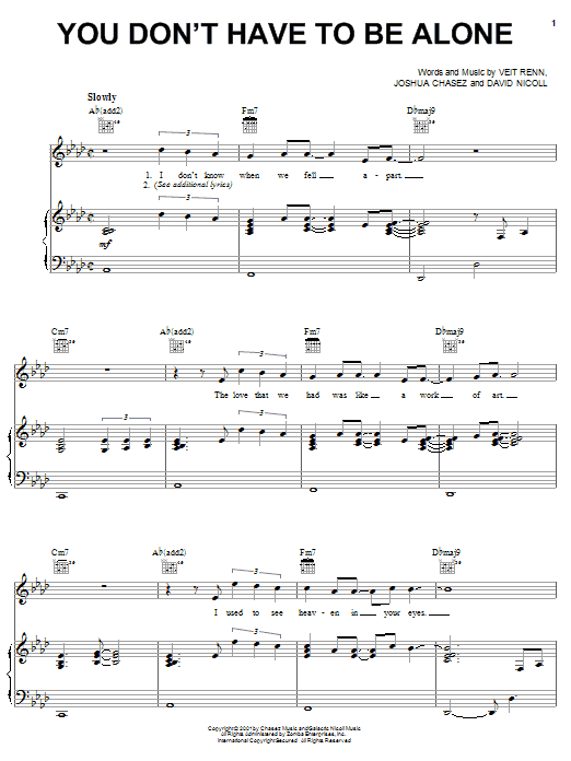 NSYNC You Don't Have To Be Alone Sheet Music Notes & Chords for Trumpet - Download or Print PDF