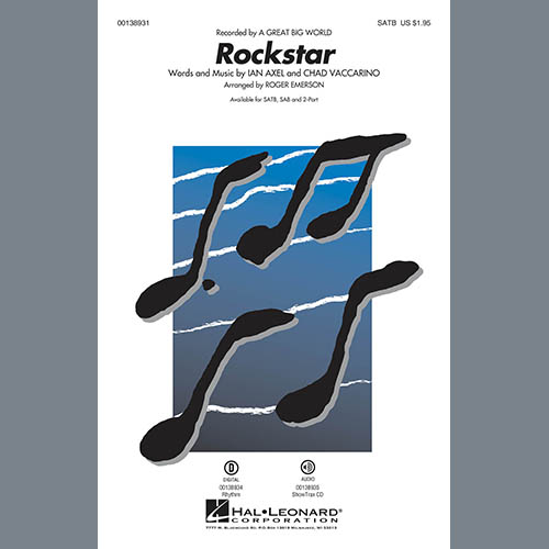 A Great Big World, Rockstar (arr. Roger Emerson), SATB