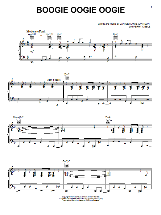 A Taste Of Honey Boogie Oogie Oogie Sheet Music Notes & Chords for Guitar Tab - Download or Print PDF