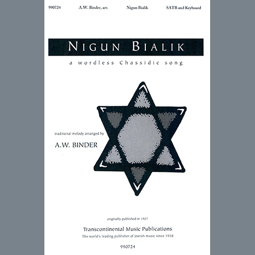 Download A.W. Binder Nigun Bialik sheet music and printable PDF music notes