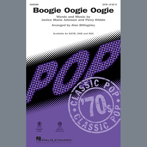 A Taste Of Honey, Boogie Oogie Oogie (arr. Alan Billingsley) - Bb Tenor Saxophone, Choir Instrumental Pak