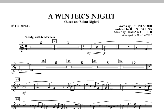 Rick Kirby A Winter S Night Based On Silent Night Bb Trumpet