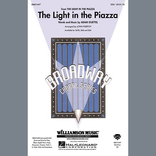 Adam Guettel, The Light In The Piazza (arr. John Purifoy), SAB