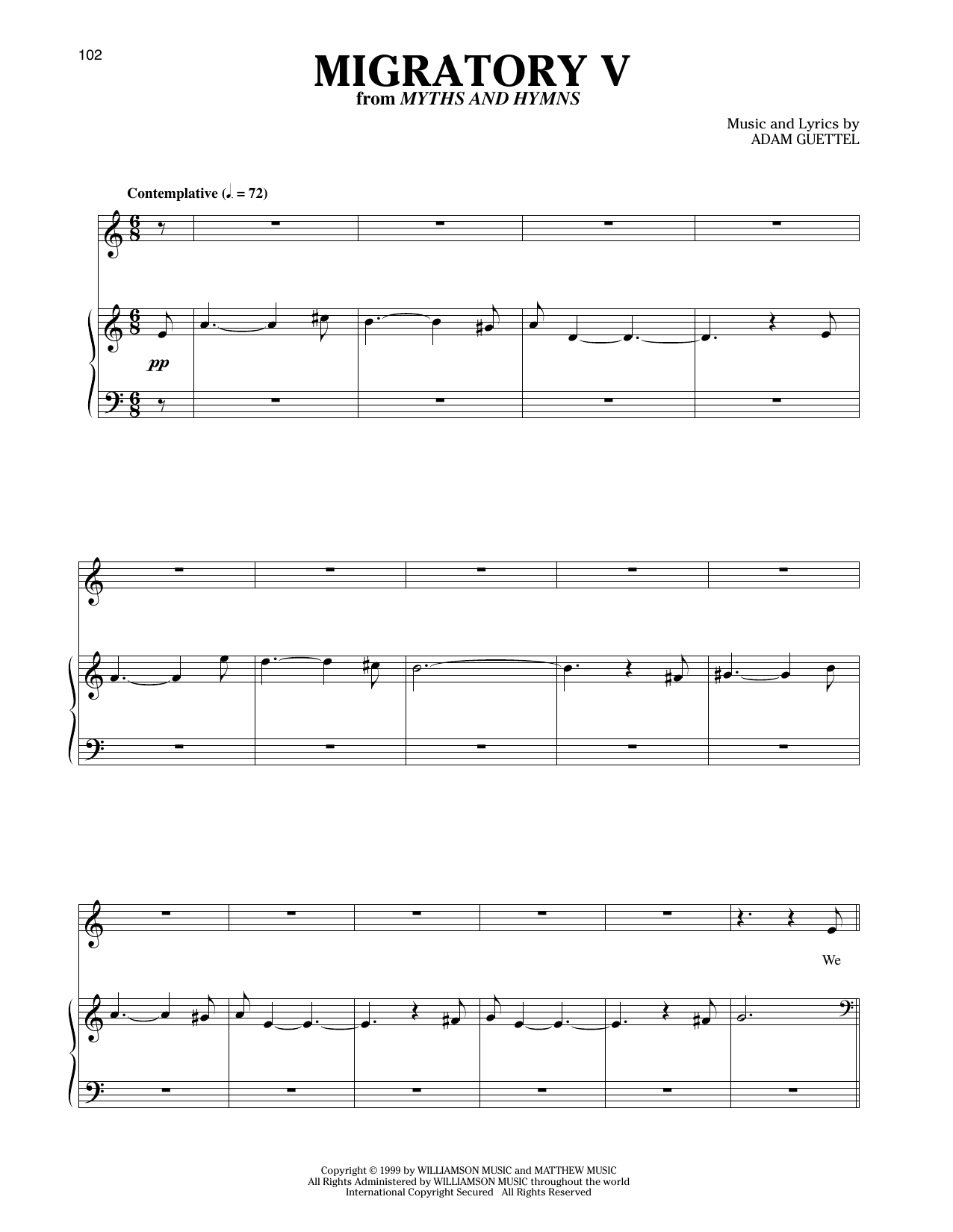 adam-guettel-migratory-v-sheet-music-notes-download-pdf-score-printable