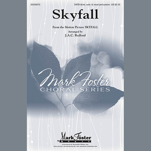 Adele, Skyfall (arr. J.A.C. Redford), SATB