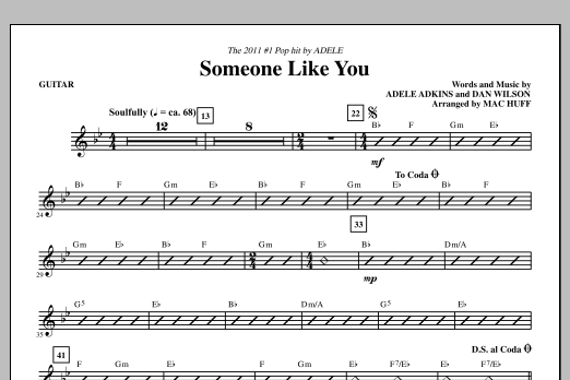Adele Someone Like You Arr Mac Huff Guitar Sheet Music Download Pdf Score 304285 Choose and determine which version of someone like you chords and tabs by adele you can play. adele someone like you arr mac huff guitar sheet music notes chords download printable choir instrumental pak sku 304285