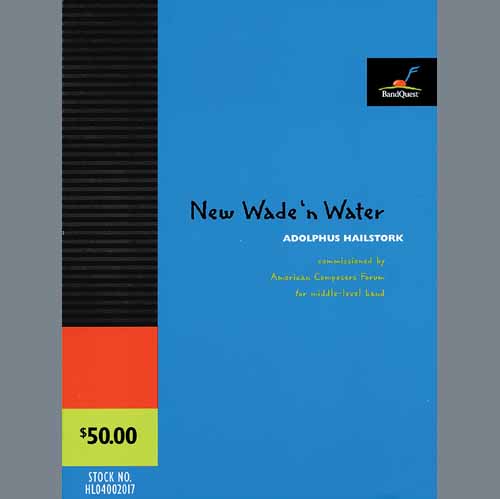 Adolphus Hailstork, New Wade 'n Water - Bb Bass Clarinet, Concert Band