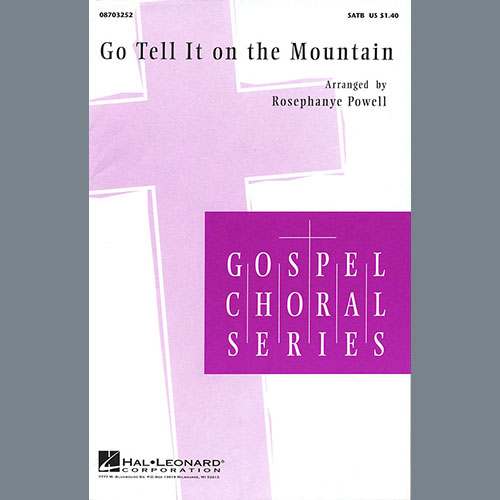 African-American Spiritual, Go, Tell It On The Mountain (arr. Rosephanye Powell), SATB
