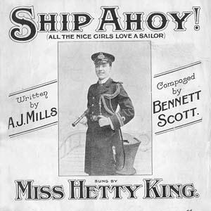 A.J. Mills, Ship Ahoy! (All The Nice Girls Love A Sailor), Piano, Vocal & Guitar