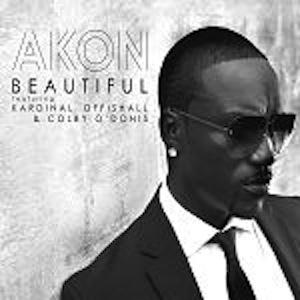 Akon featuring Colby O'Donis & Kardinal Offishall, Beautiful, Piano, Vocal & Guitar (Right-Hand Melody)