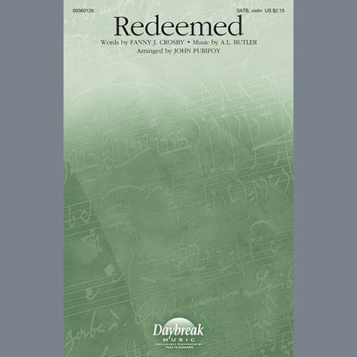 A.L. Butler, Redeemed (arr. John Purifoy), SATB Choir