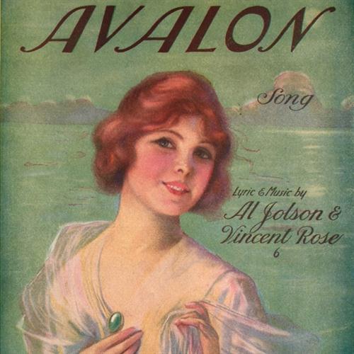 Al Jolson, Avalon, Melody Line, Lyrics & Chords