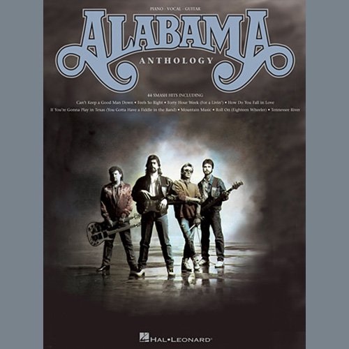 Alabama, Can't Keep A Good Man Down, Piano, Vocal & Guitar (Right-Hand Melody)