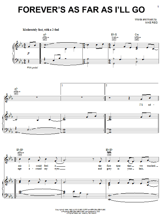 Alabama Forever's As Far As I'll Go Sheet Music Notes & Chords for Piano, Vocal & Guitar (Right-Hand Melody) - Download or Print PDF Alabama Forever's As Far As I'll Go Sheet Music Notes & Chords for Piano, Vocal & Guitar (Right-Hand Melody) - Download or Print PDF