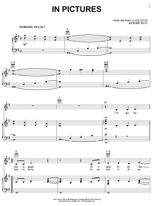 Alabama In Pictures Sheet Music Notes & Chords for Piano, Vocal & Guitar (Right-Hand Melody) - Download or Print PDF