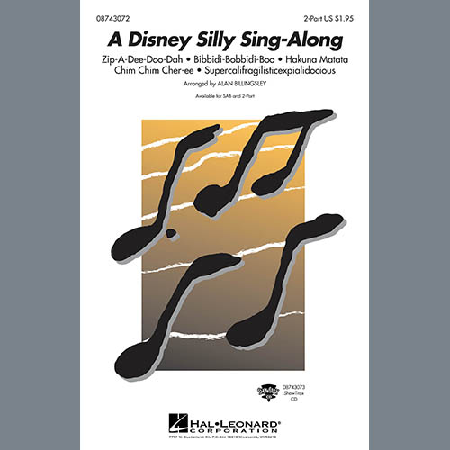 Alan Billingsley, A Disney Silly Sing-Along, 2-Part Choir