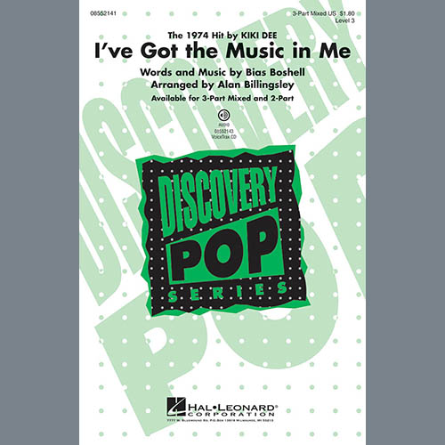 Alan Billingsley, I've Got The Music In Me, 3-Part Mixed