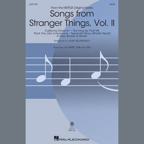 Alan Billingsley, Songs from Stranger Things, Vol. II, SAB Choir
