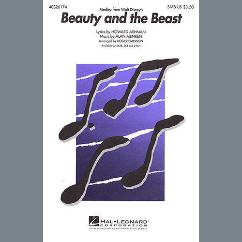 Alan Menken & Howard Ashman, Beauty And The Beast (Medley) (arr. Roger Emerson), SATB Choir