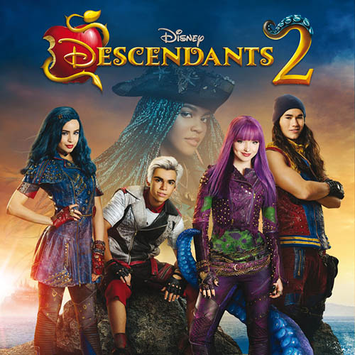 Alan Menken, Kiss The Girl (from Disney's Descendants 2), Piano, Vocal & Guitar (Right-Hand Melody)