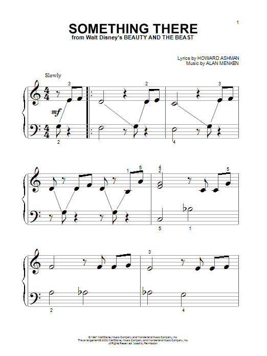 Howard Ashman Something There (from Beauty And The Beast) Sheet Music Notes & Chords for Clarinet - Download or Print PDF