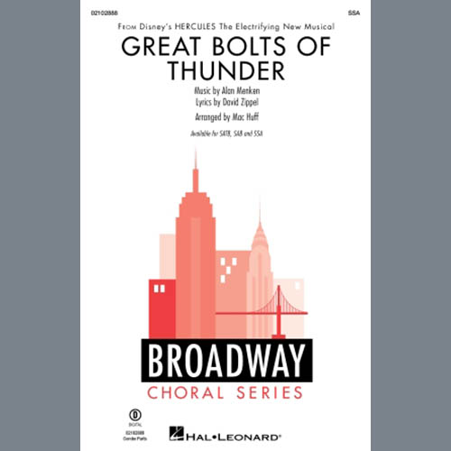 Alan Menken, Great Bolts Of Thunder (arr. Mac Huff), SSA Choir
