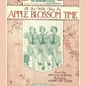 Albert Von Tilzer, I'll Be With You In Apple Blossom Time, Easy Piano