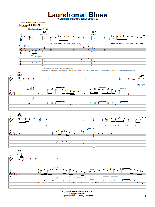 Preview Albert King Laundromat Blues Blues sheet music, notes and chords for Guitar Tab, SKU: 21756 Laundromat Blues sheet music