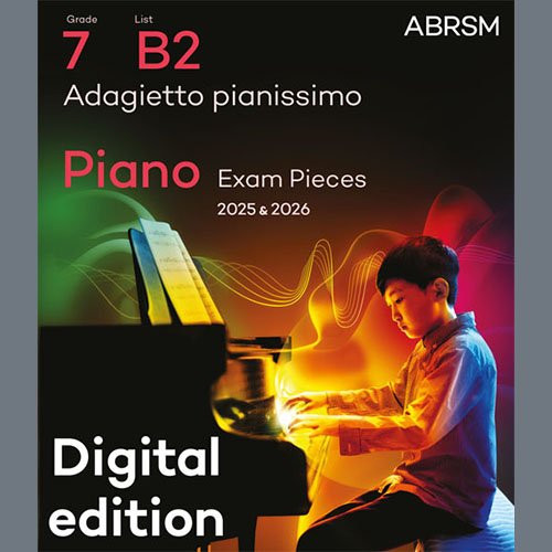 Alberto Ginastera, Adagietto pianissimo (Grade 7, list B2, from the ABRSM Piano Syllabus 2025 & 2026), Piano Solo