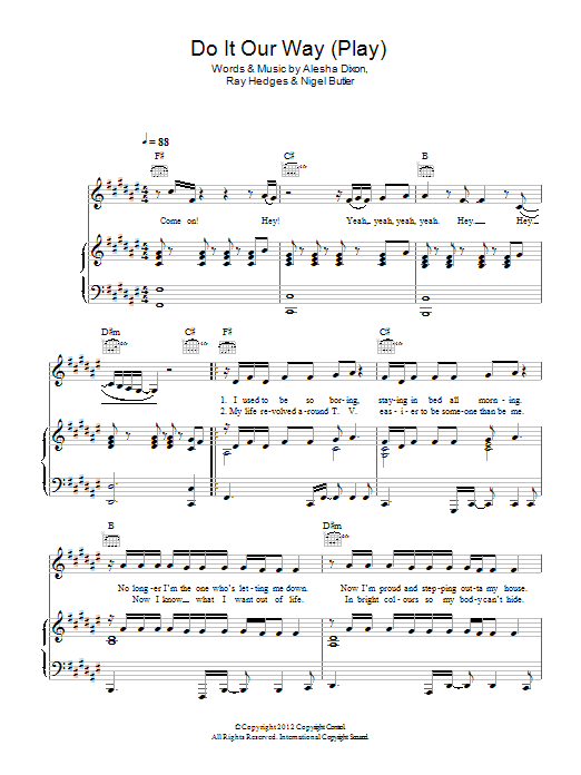 Do It Our Way (Play) sheet music