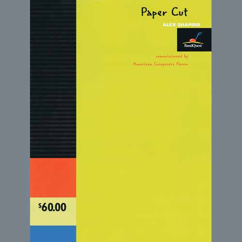 Alex Shapiro, Paper Cut - Full Score, Concert Band