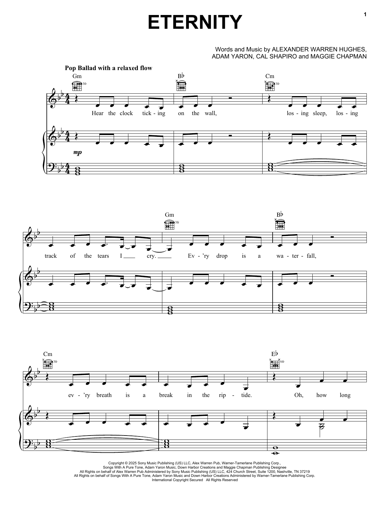 Alex Warren Eternity Sheet Music Notes & Chords for Super Easy Piano - Download or Print PDF Alex Warren Eternity Sheet Music Notes & Chords for Super Easy Piano - Download or Print PDF