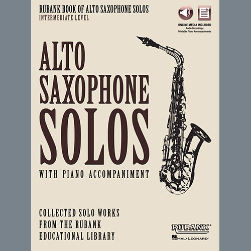 Alfredo d'Ambrosio, Canzonetta No. 1, Op. 6, Alto Sax and Piano