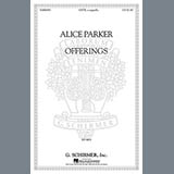 Download Alice Parker Offerings sheet music and printable PDF music notes