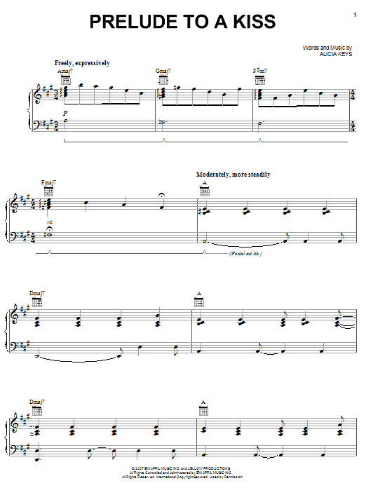 Prelude To A Kiss sheet music