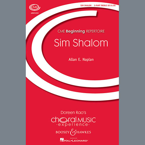 Allan Naplan, Sim Shalom (Grant Peace), 2-Part Choir