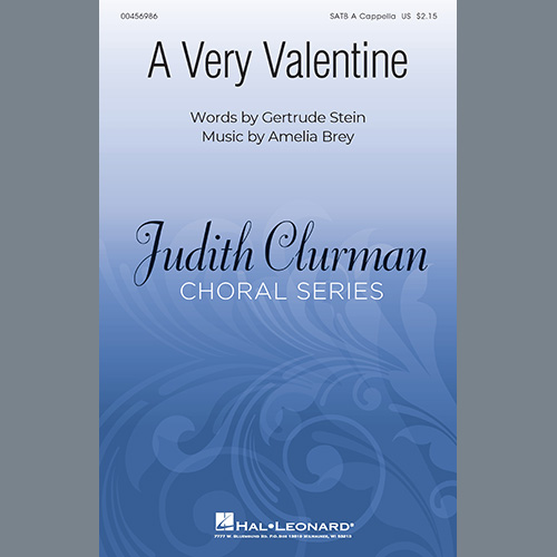 Amelia Brey, A Very Valentine, SATB Choir