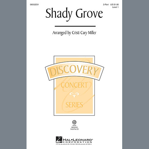 American Folk Song, Shady Grove, 2-Part Choir