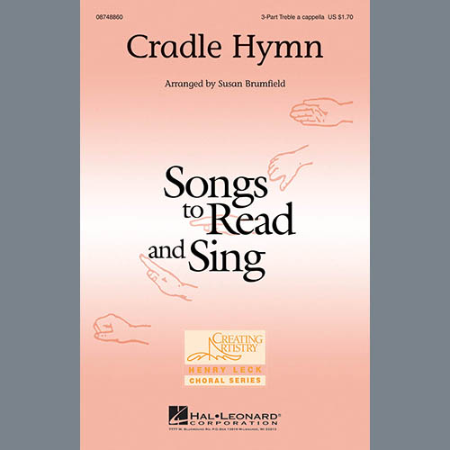 American Hymn Tune, Cradle Hymn (arr. Susan Brumfield), 3-Part Treble