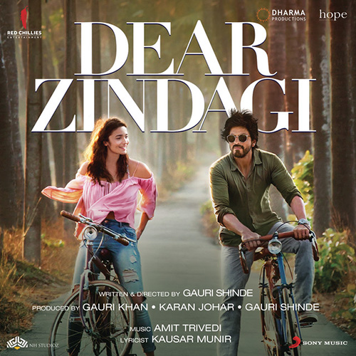 Amit Trivedi and Jasleen Royal, Love You Zindagi (from Dear Zindagi), Lead Sheet / Fake Book