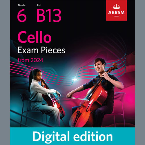 Amy Elsie Horrocks, Irish Melody (Grade 6, B13, from the ABRSM Cello Syllabus from 2024), Cello Solo