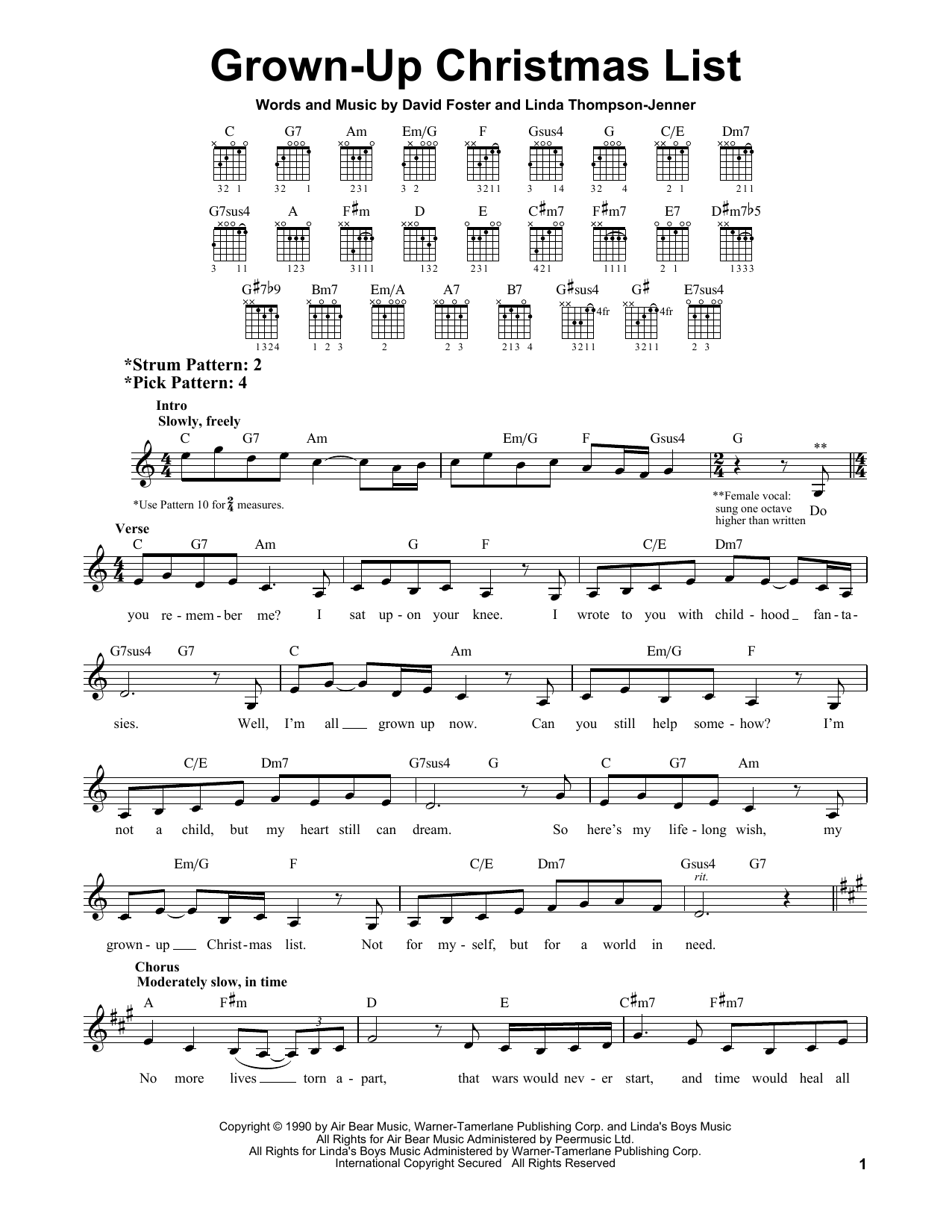 Amy Grant Grown-Up Christmas List Sheet Music Notes & Chords for Violin - Download or Print PDF