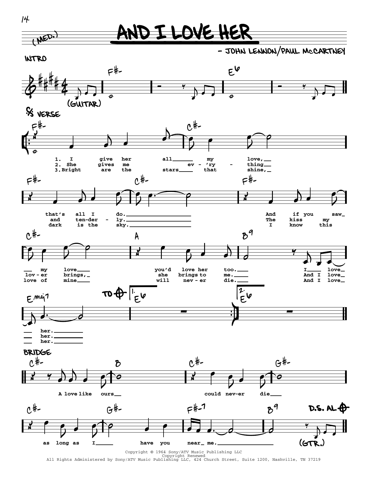 The Beatles And Your Bird Can Sing Jazz Version Sheet Music Download Pdf Score 436264
